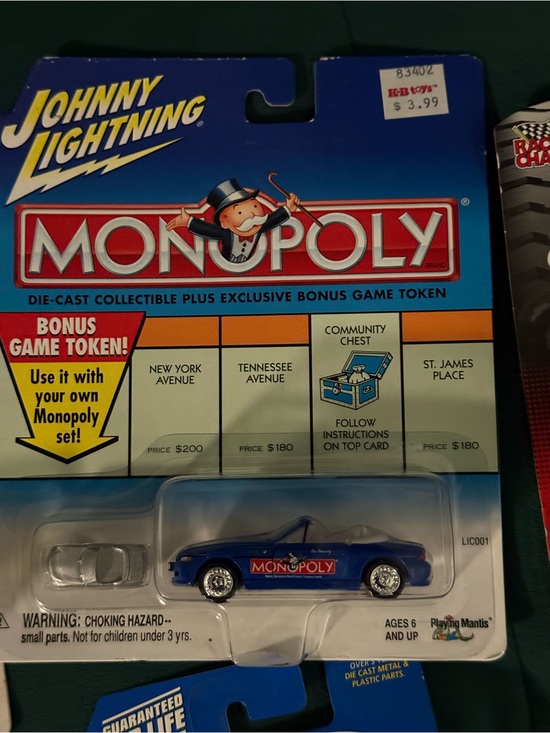 Hot Wheels Other - Monopoly Die-Cast Collectible Car - Blue plus many more